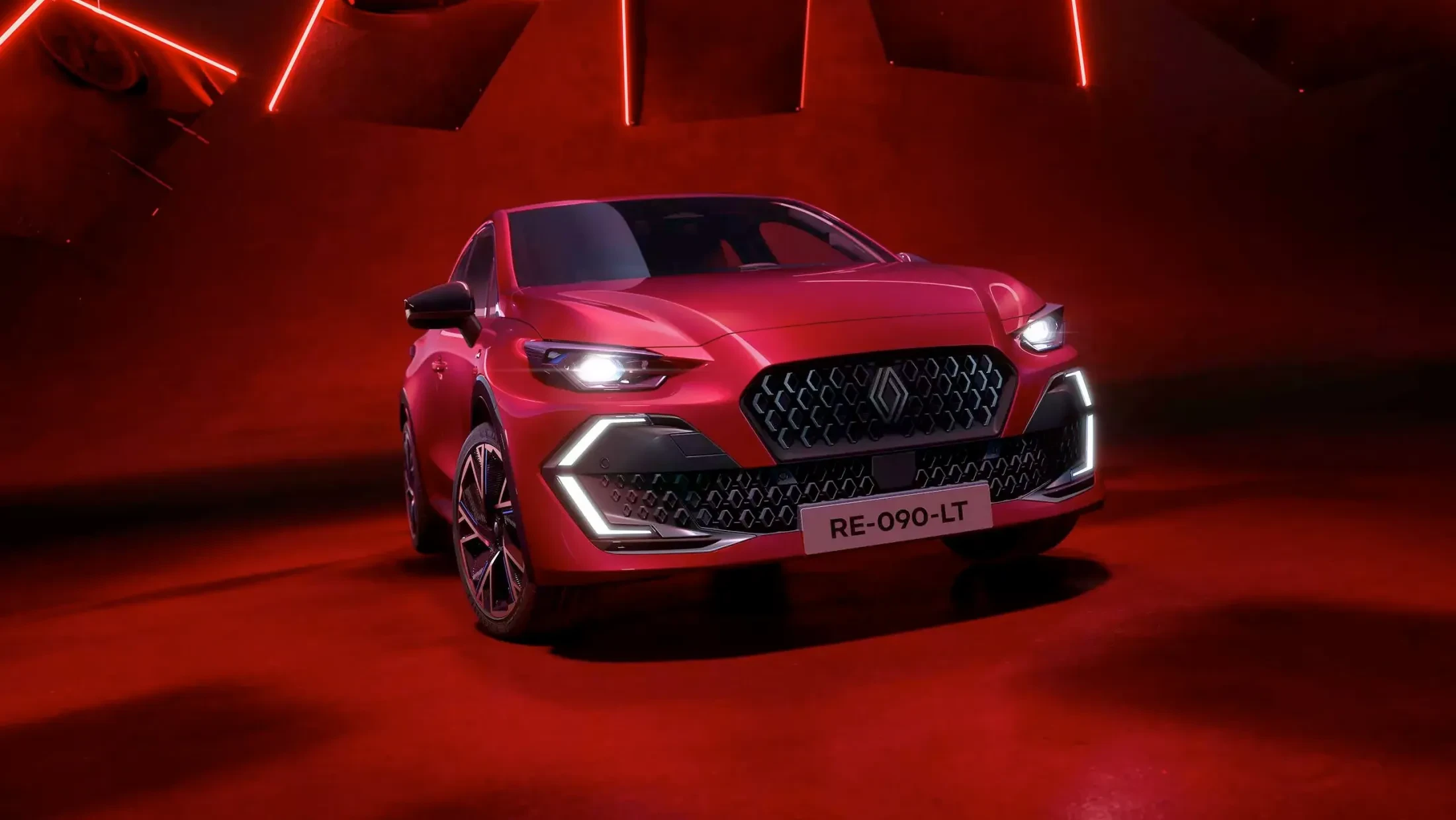 in de carrosserie verzonken koplampen 