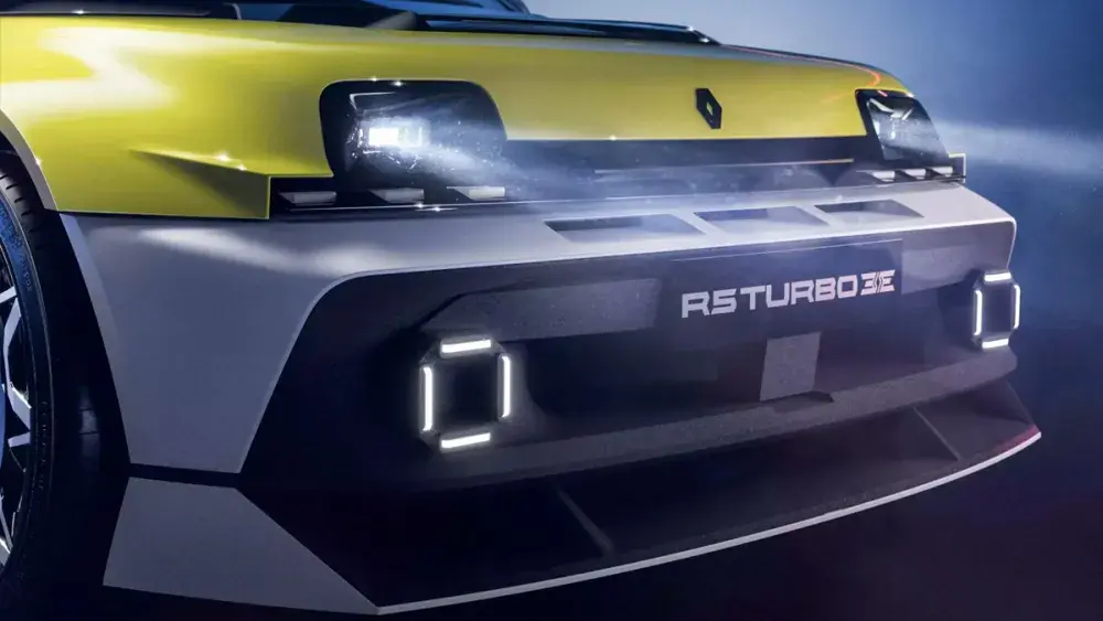 een moderne uitvoering van de Renault 5 Turbo